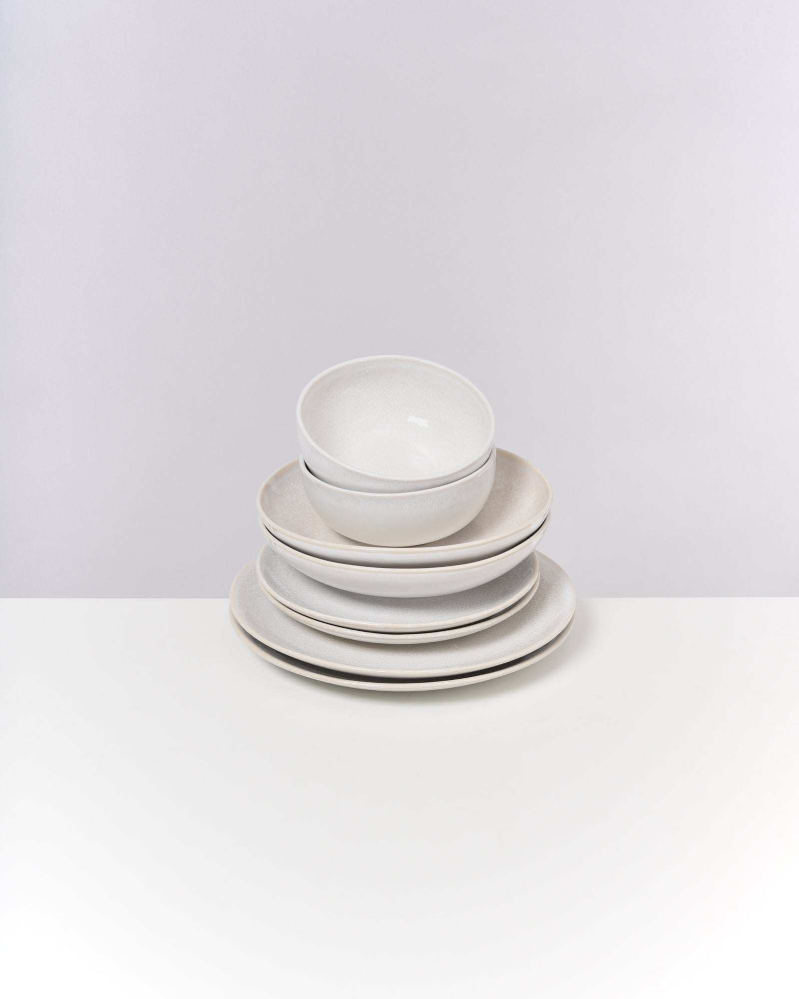 Amado Geschirr-Set weiß 8-teilig
