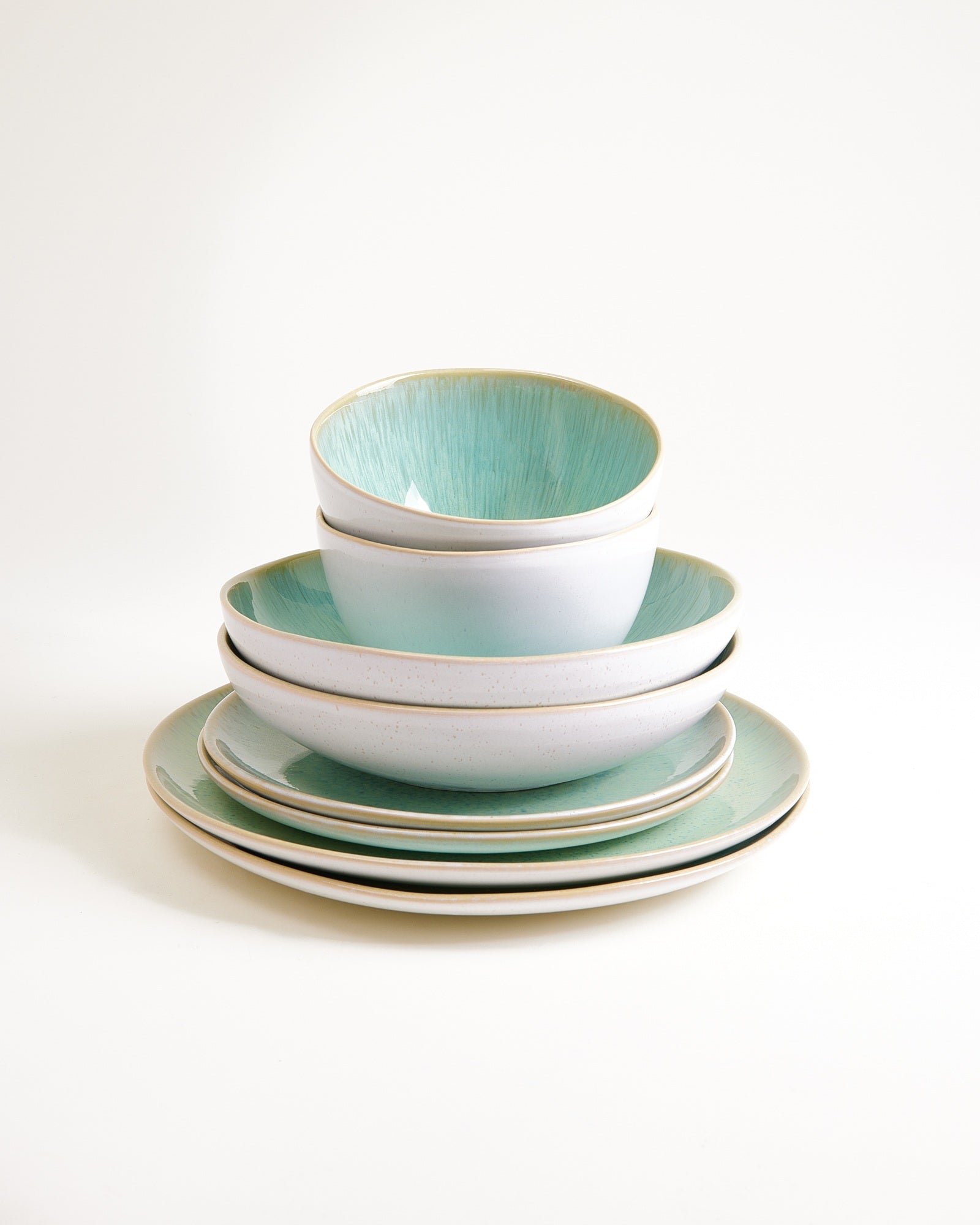 Areia Geschirr-Set classic mint 8-teilig