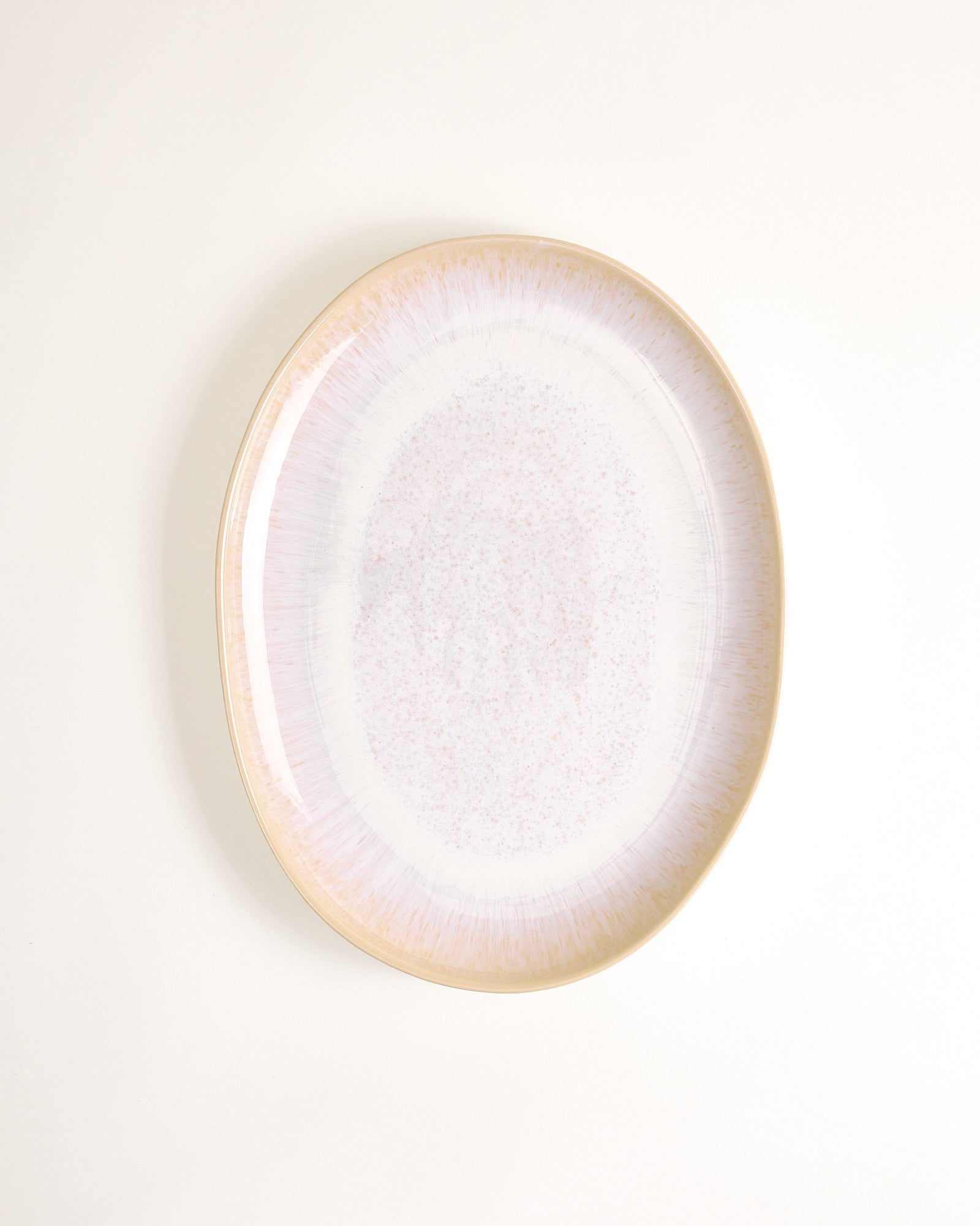 Areia Servierplatte L oval sand