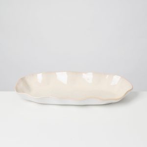 Areia Servierplatte L shell sand