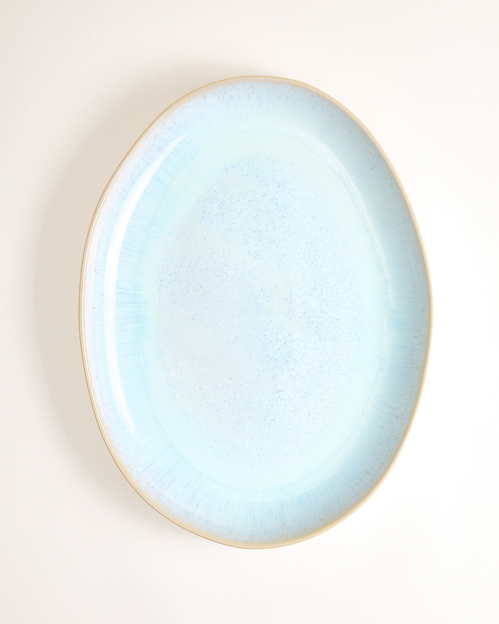 Areia Servierplatte XL oval azur