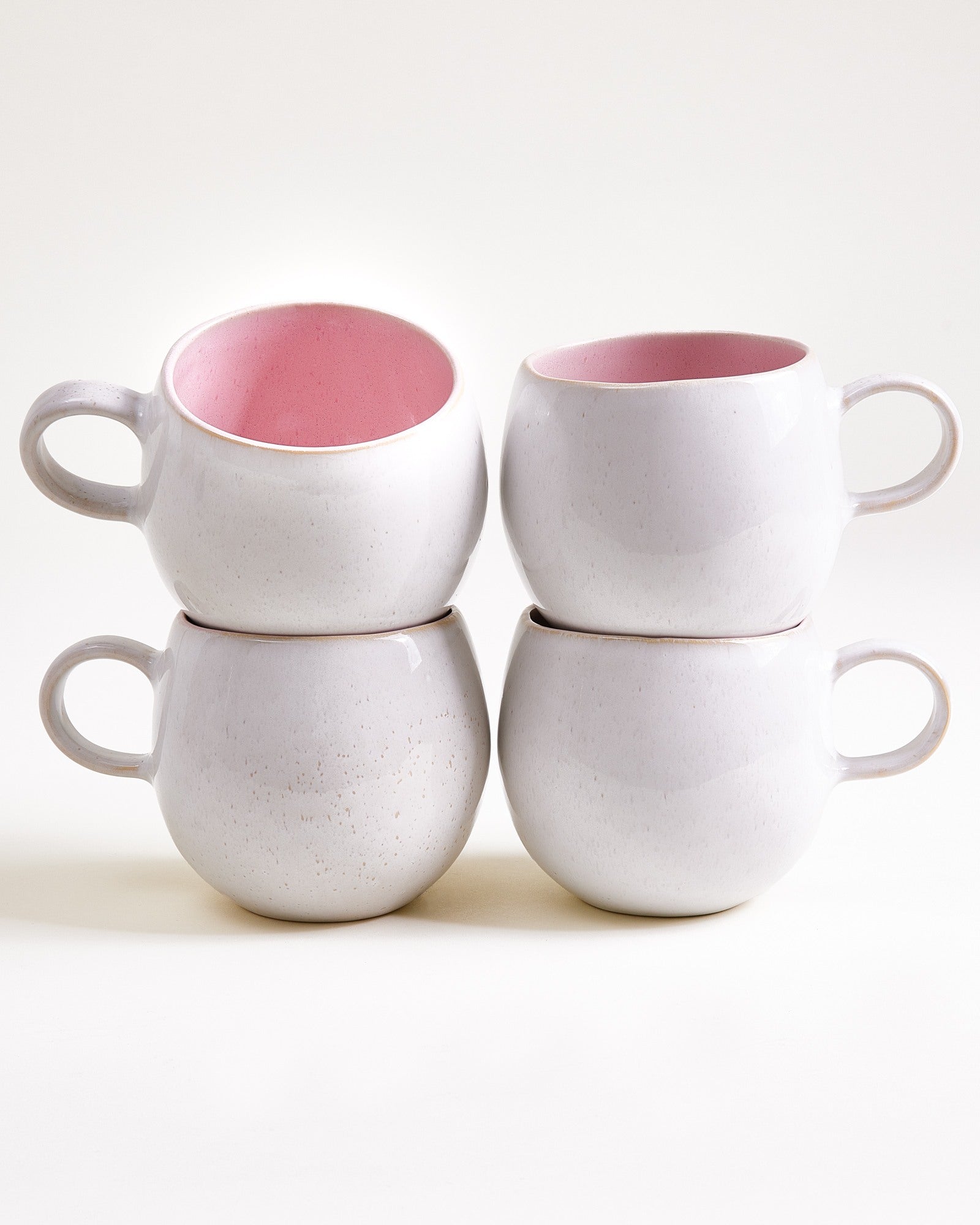 Areia Tasse groß rosé 4er-Set