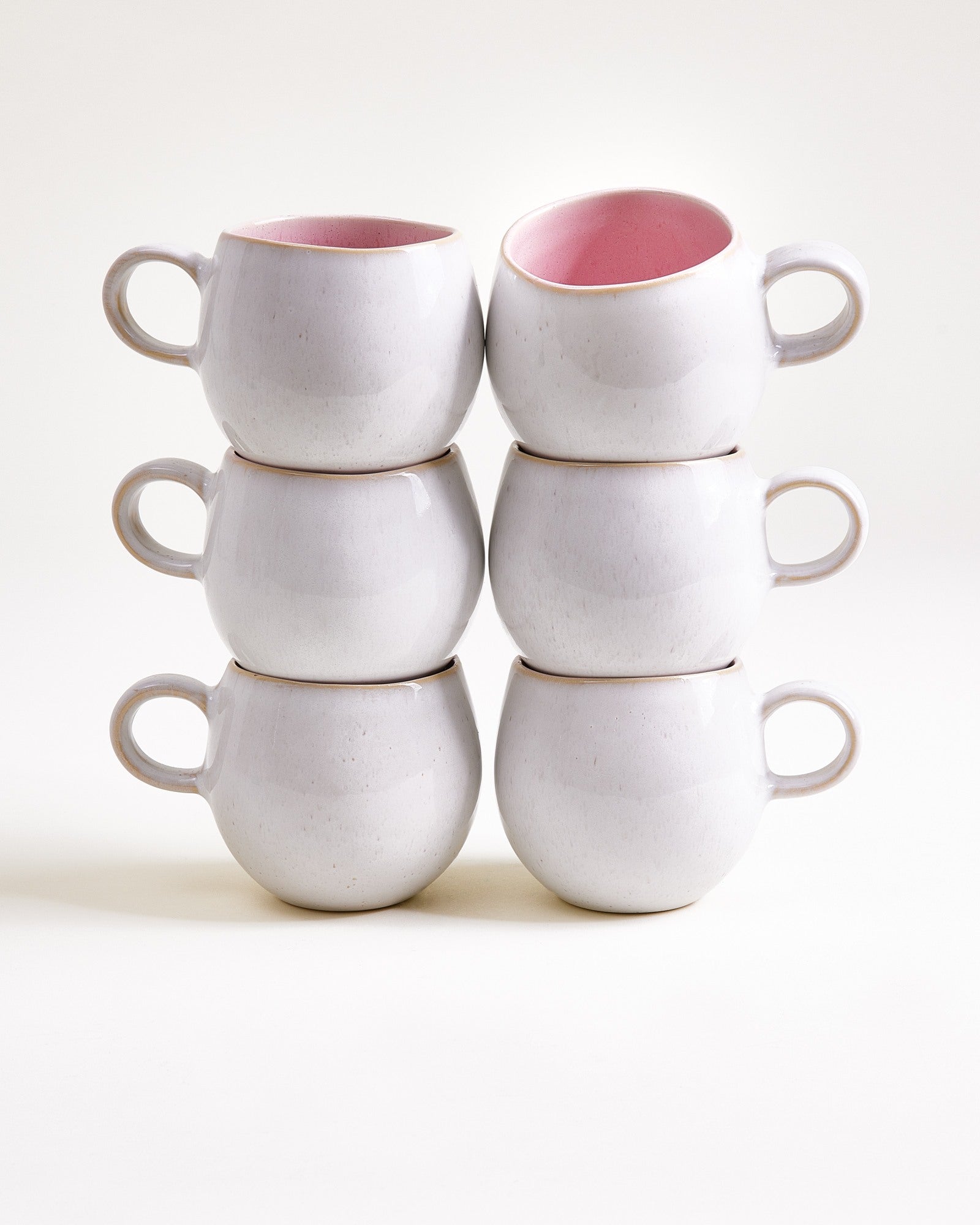 Areia Tasse klein rosé 6er-Set