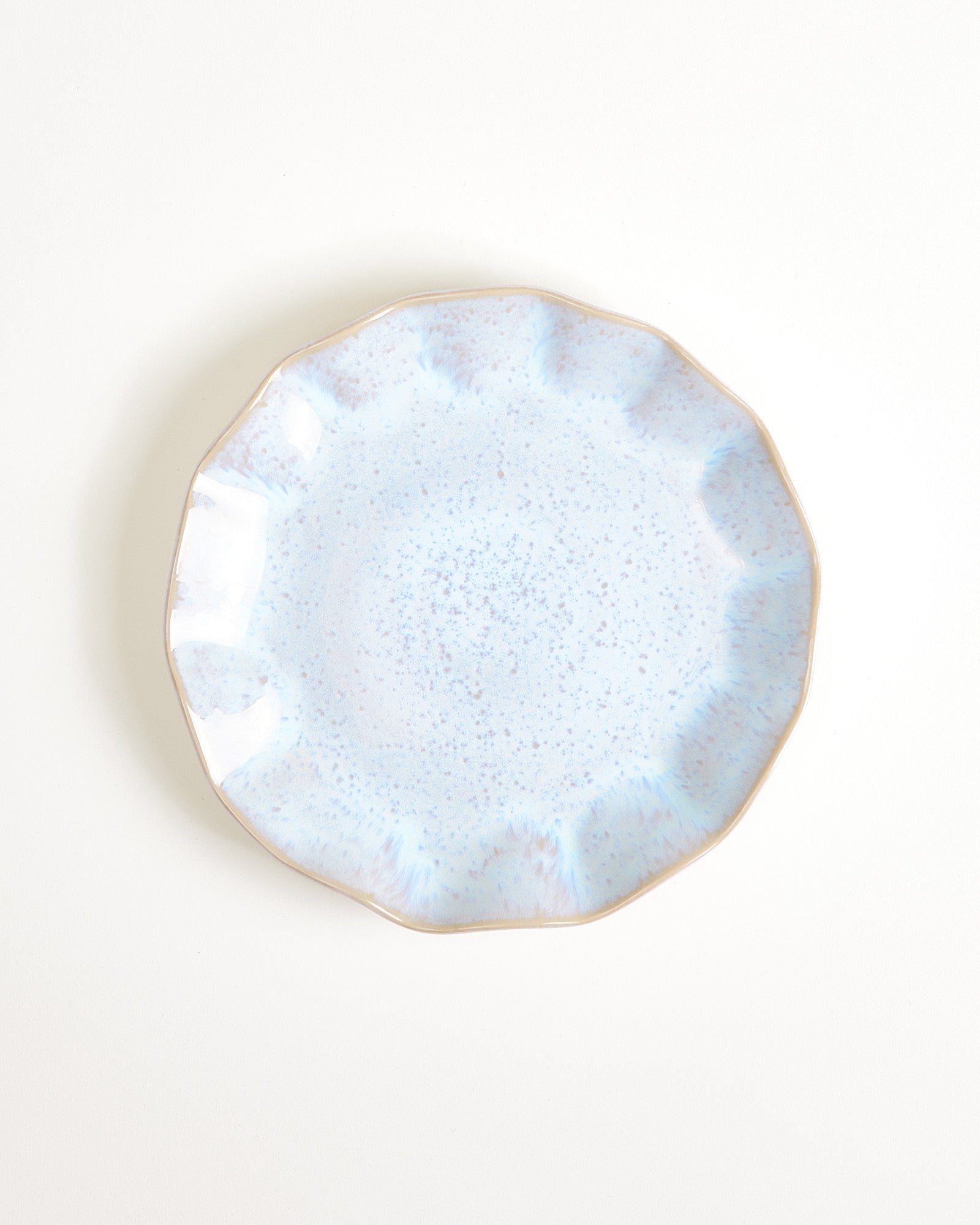 Areia Teller klein shell azur