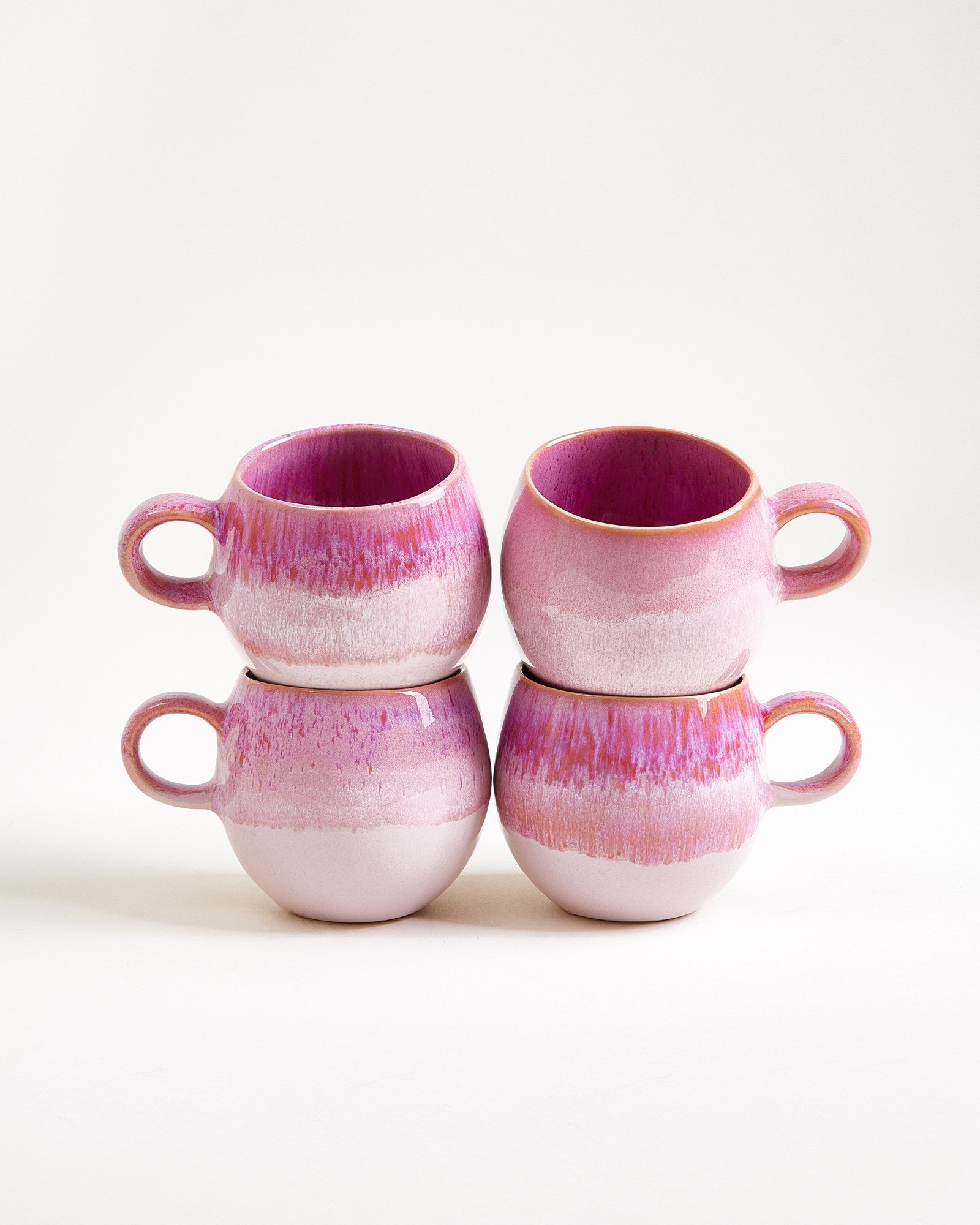 Bica Tasse klein pink 4er-Set