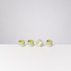 Coimbra Espressobecher lime 4er-Set