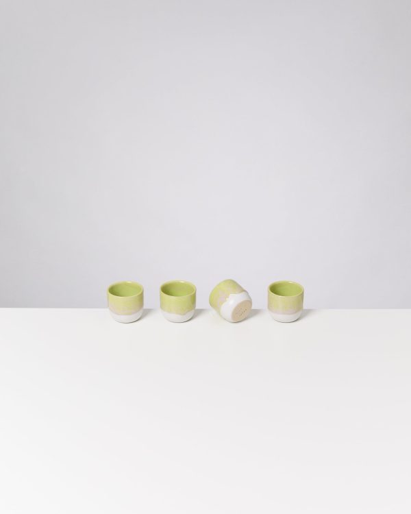 Coimbra Espressobecher lime 4er-Set