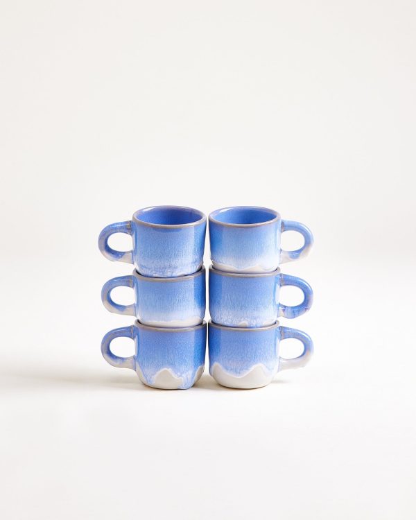 Coimbra Espressotasse cornflower 6er-Set