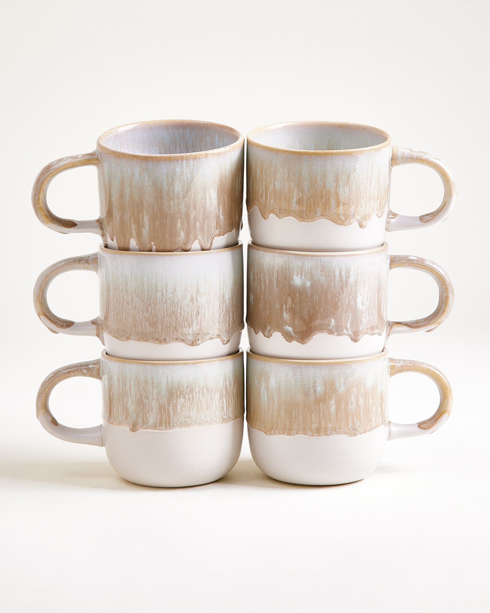 Coimbra Tasse groß sand 6er-Set