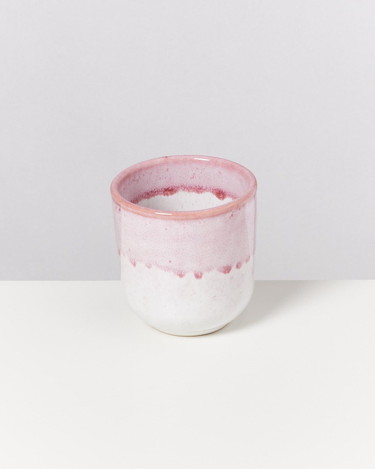 Copa Alto Becher klein rosa weiß