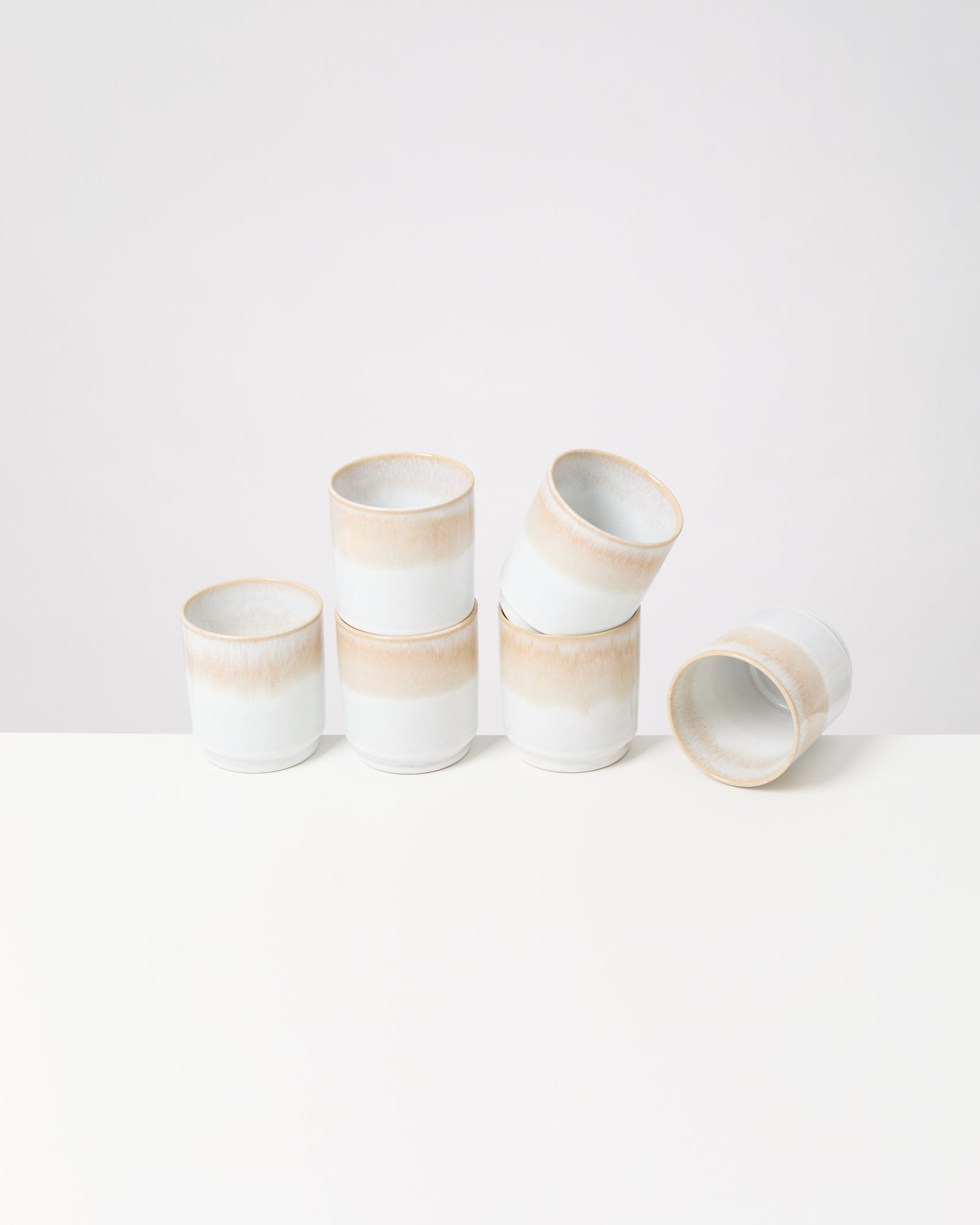 Cordoama Becher groß sand 6er-Set