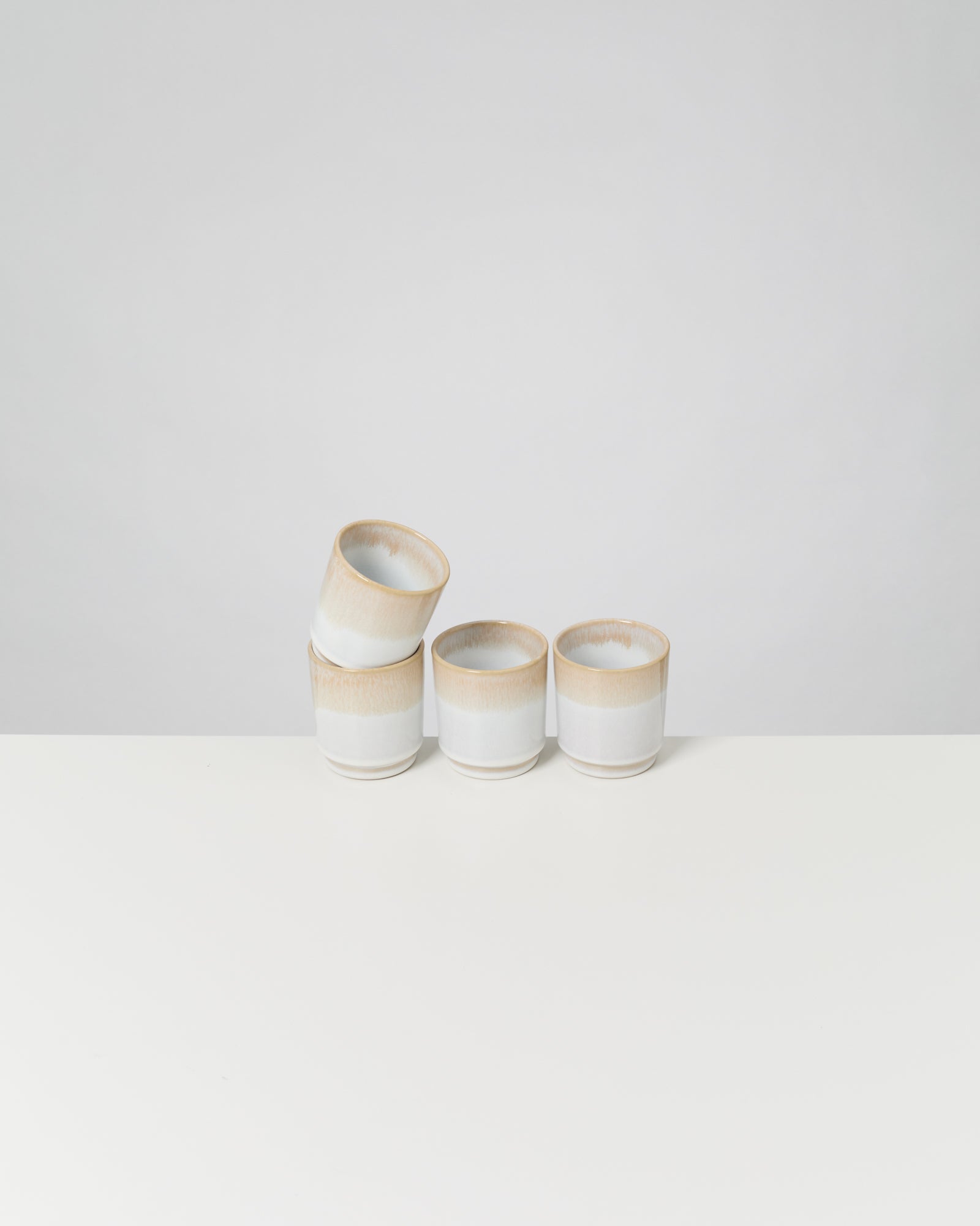 Cordoama Becher klein sand 4er-Set