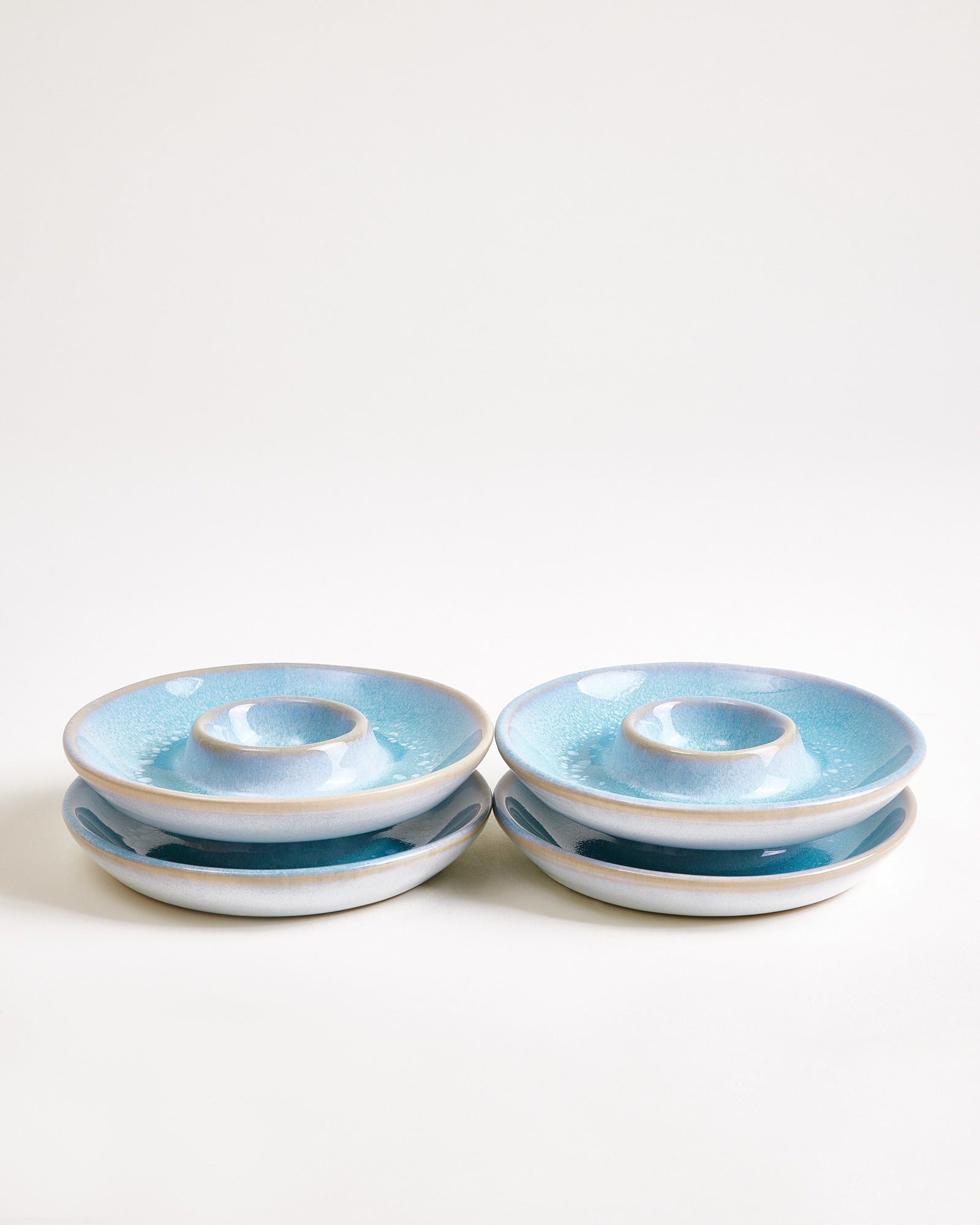 Cordoama Eierbecher aqua 4er-Set