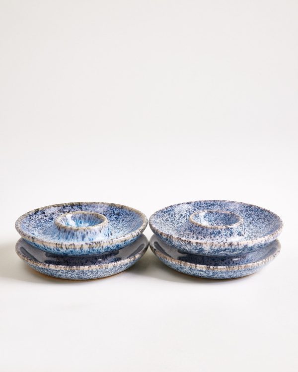 Cordoama Eierbecher blau 4er-Set