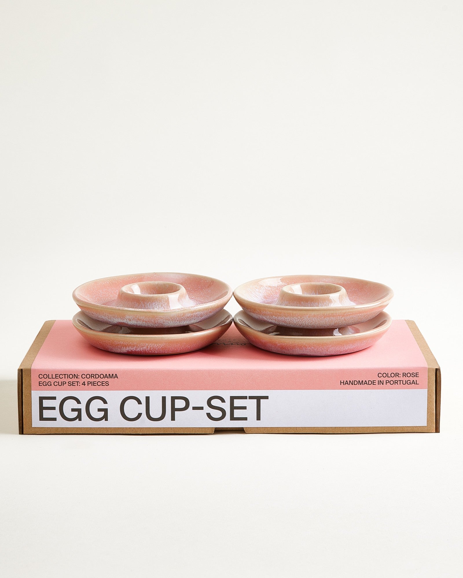 Cordoama Eierbecher Box rosé 4er Set