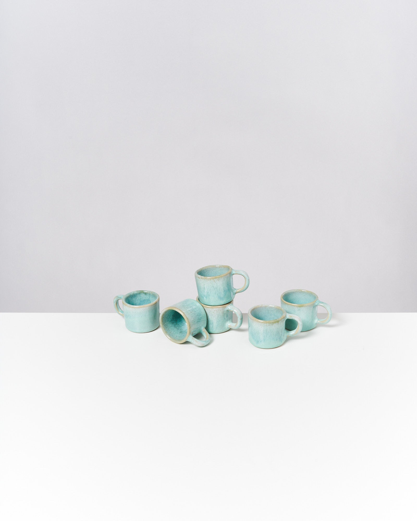 Cordoama Espressotasse modern mint 6er-Set