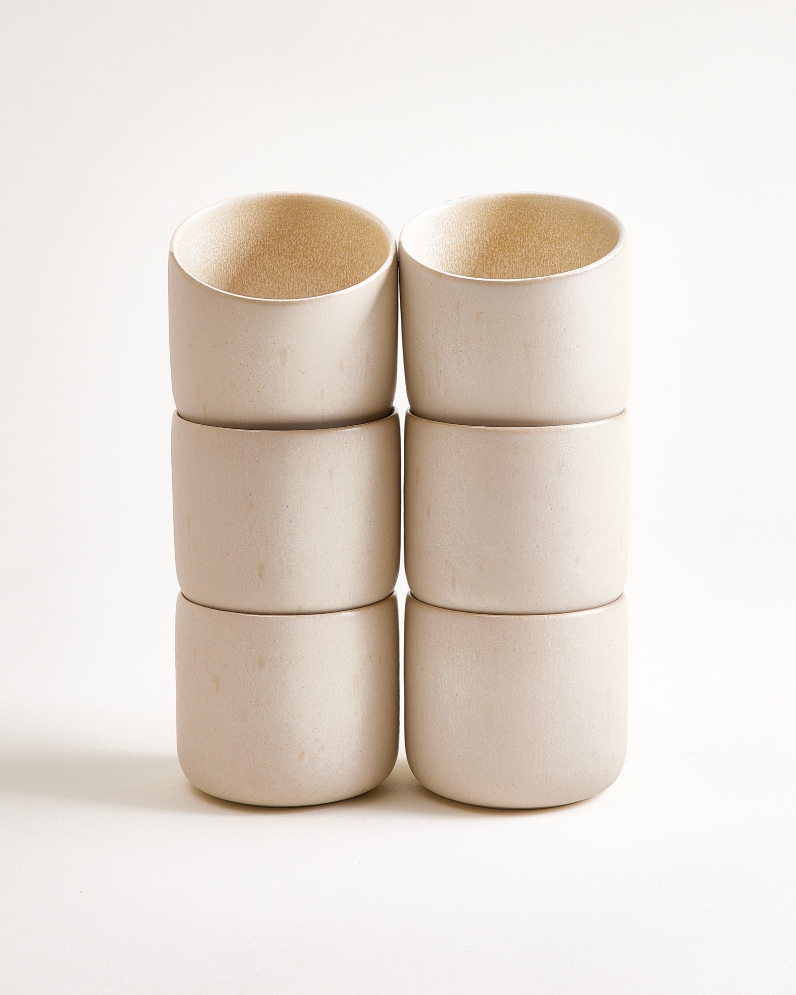 Lorosa Becher groß sand 6er-Set