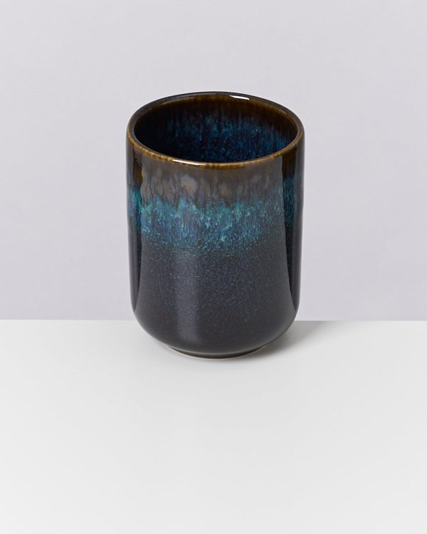 Melides Becher groß oceanblue