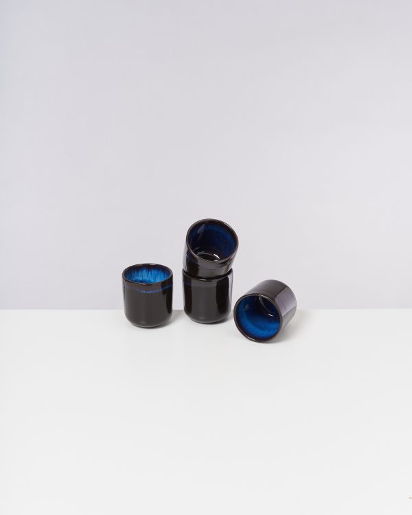 Melides Becher klein deepseablue 4er-Set