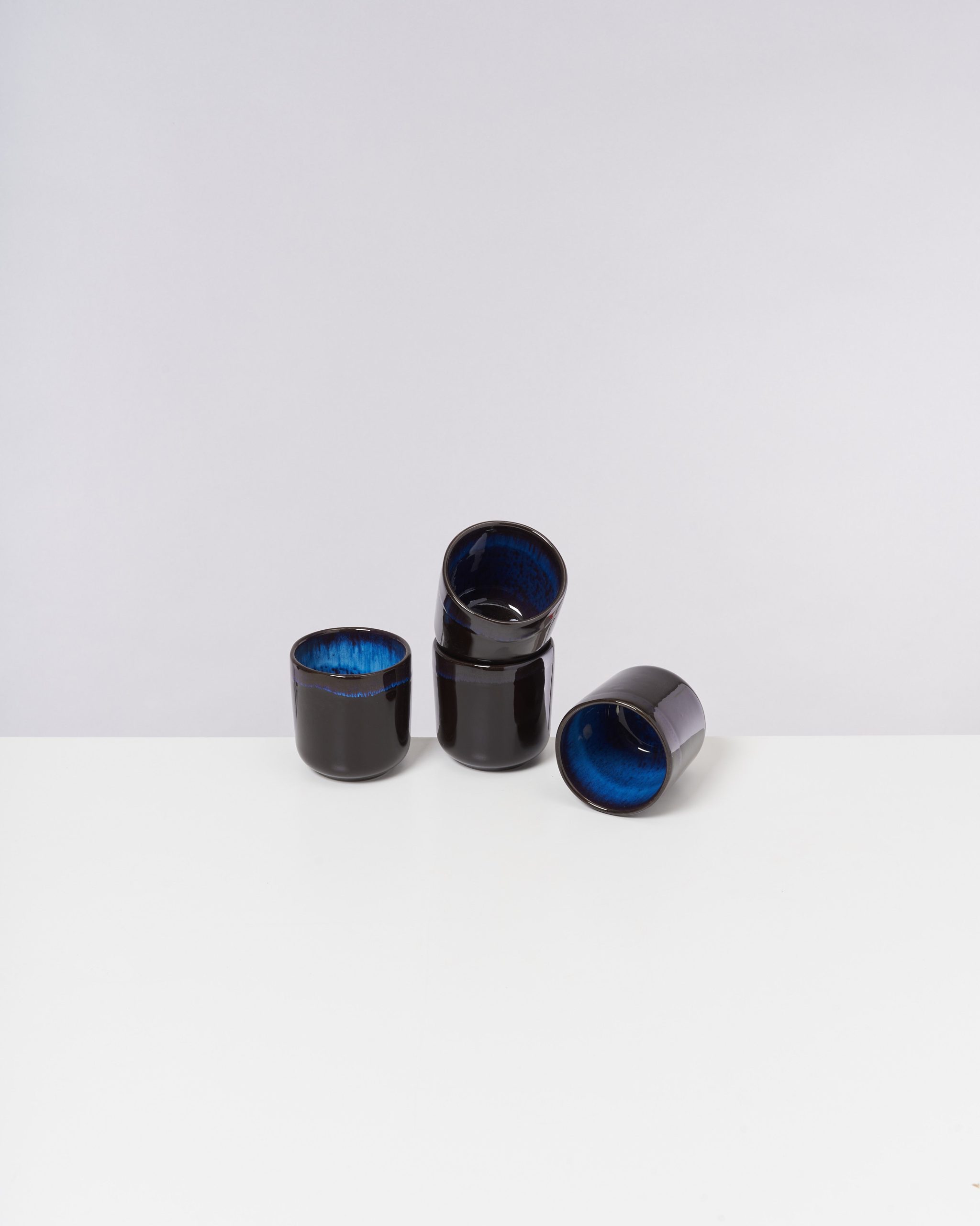 Melides Becher klein deepseablue 4er-Set