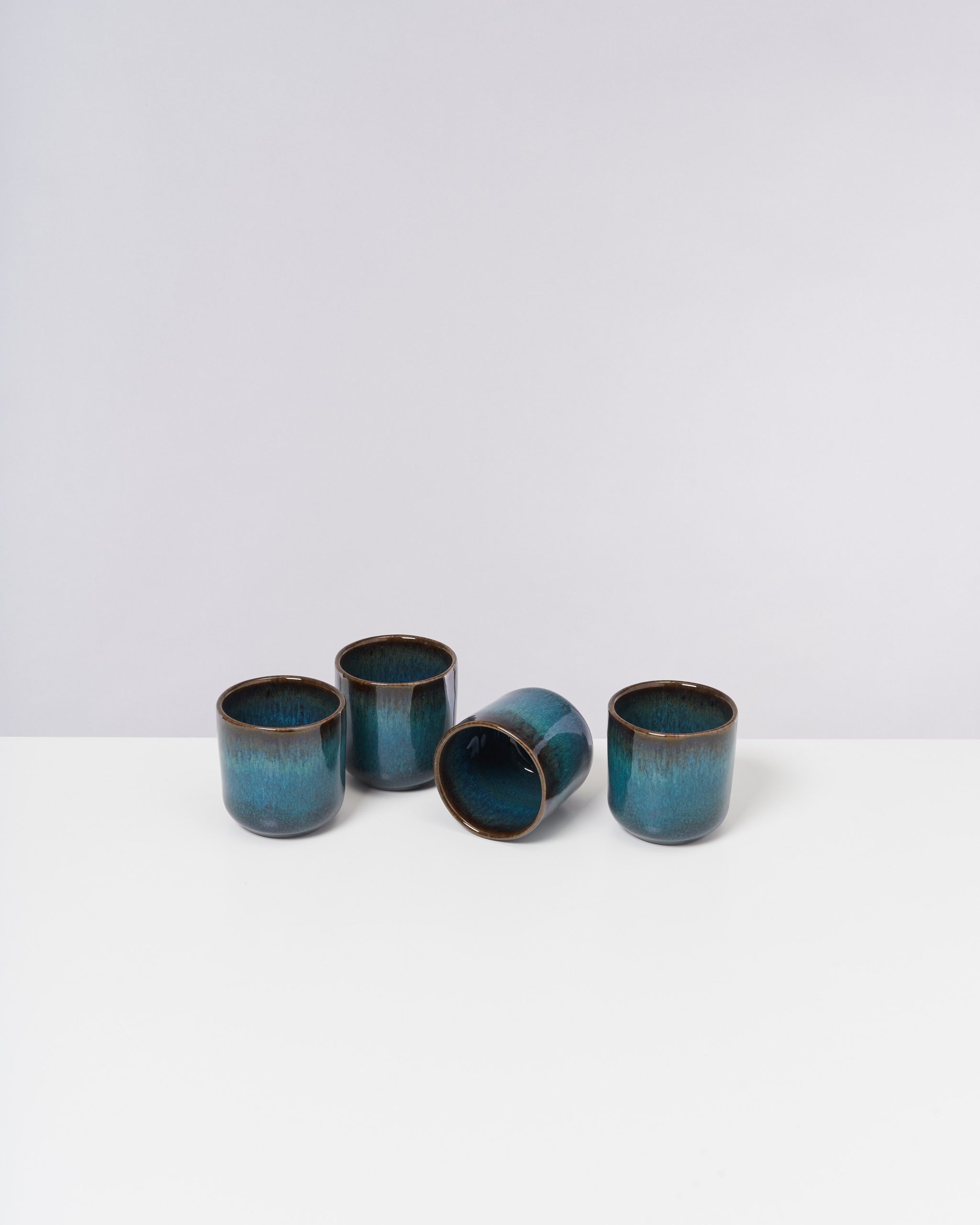 Melides Becher klein oceanblue 4er-Set