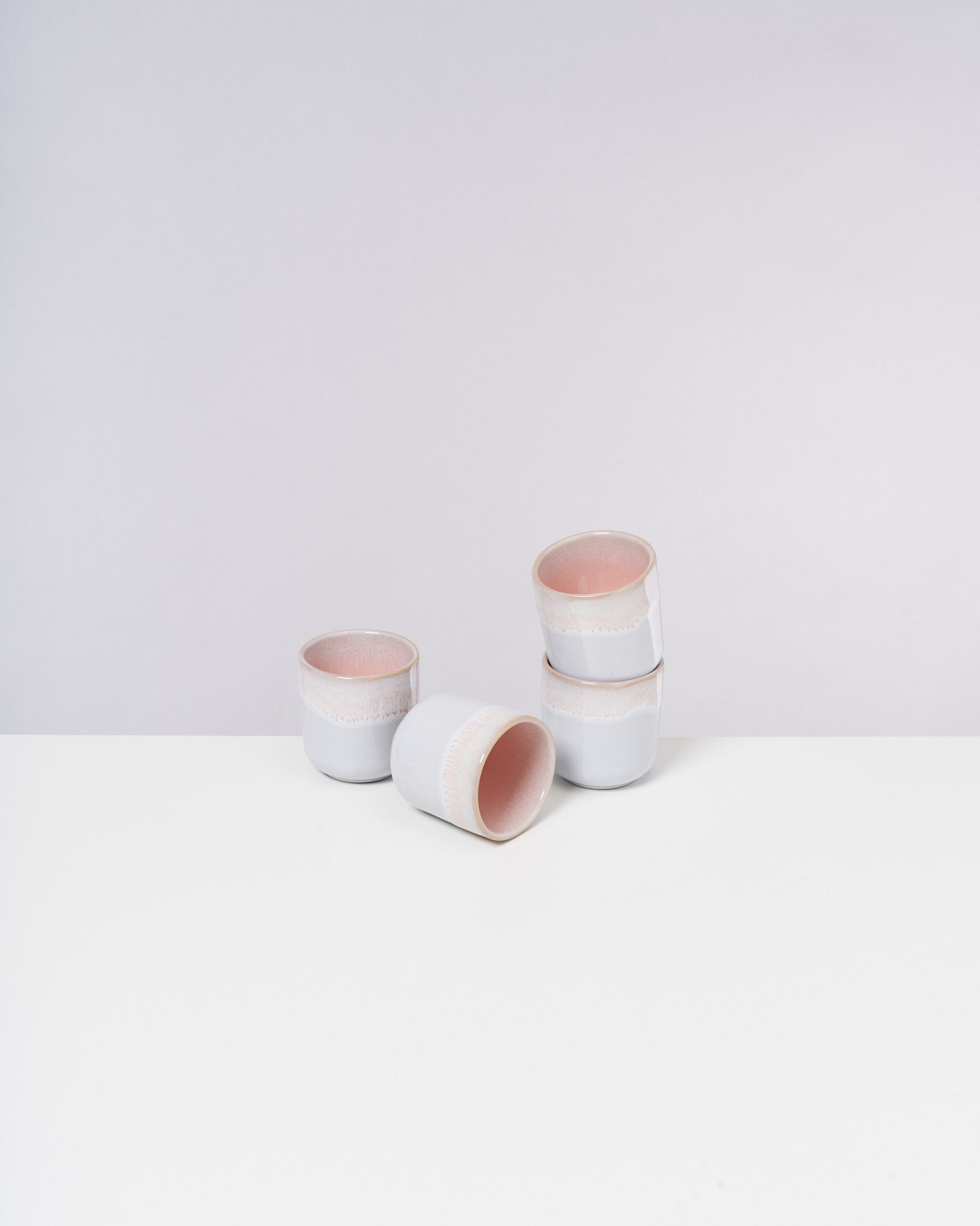 Melides Becher klein rosé 4er-Set