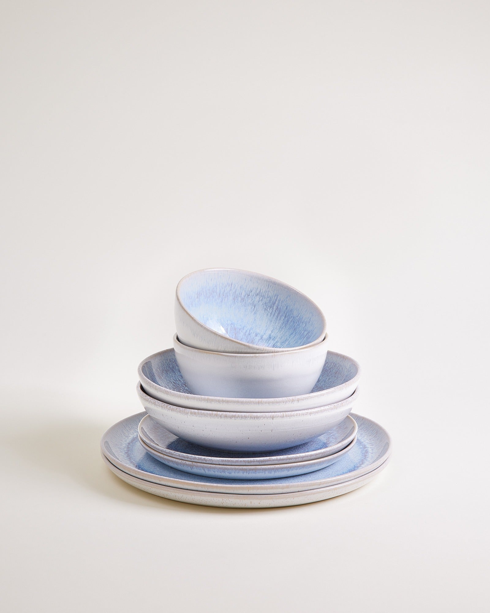 Melides Geschirr-Set stoneblue 8-teilig