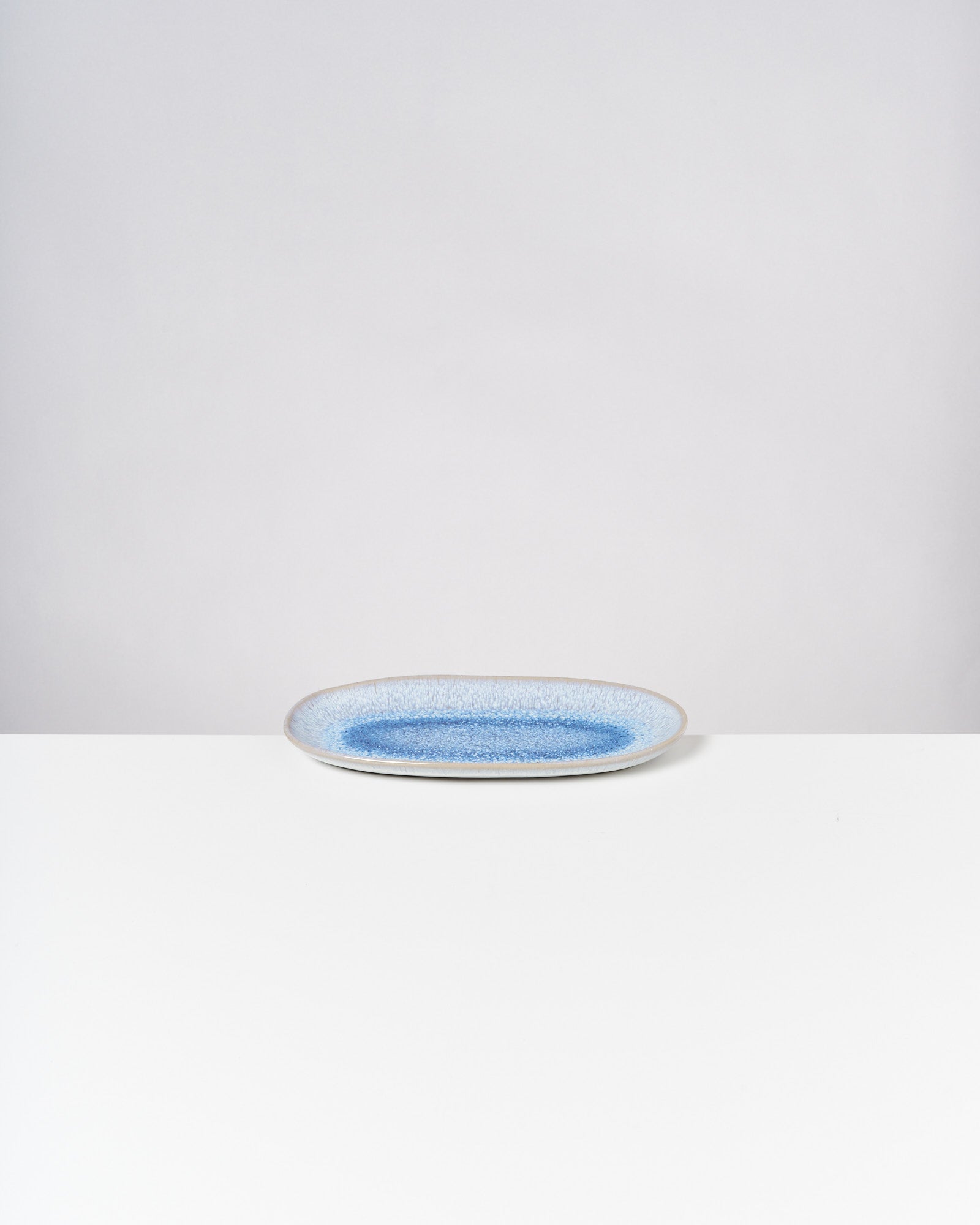Melides Servierplatte M stoneblue