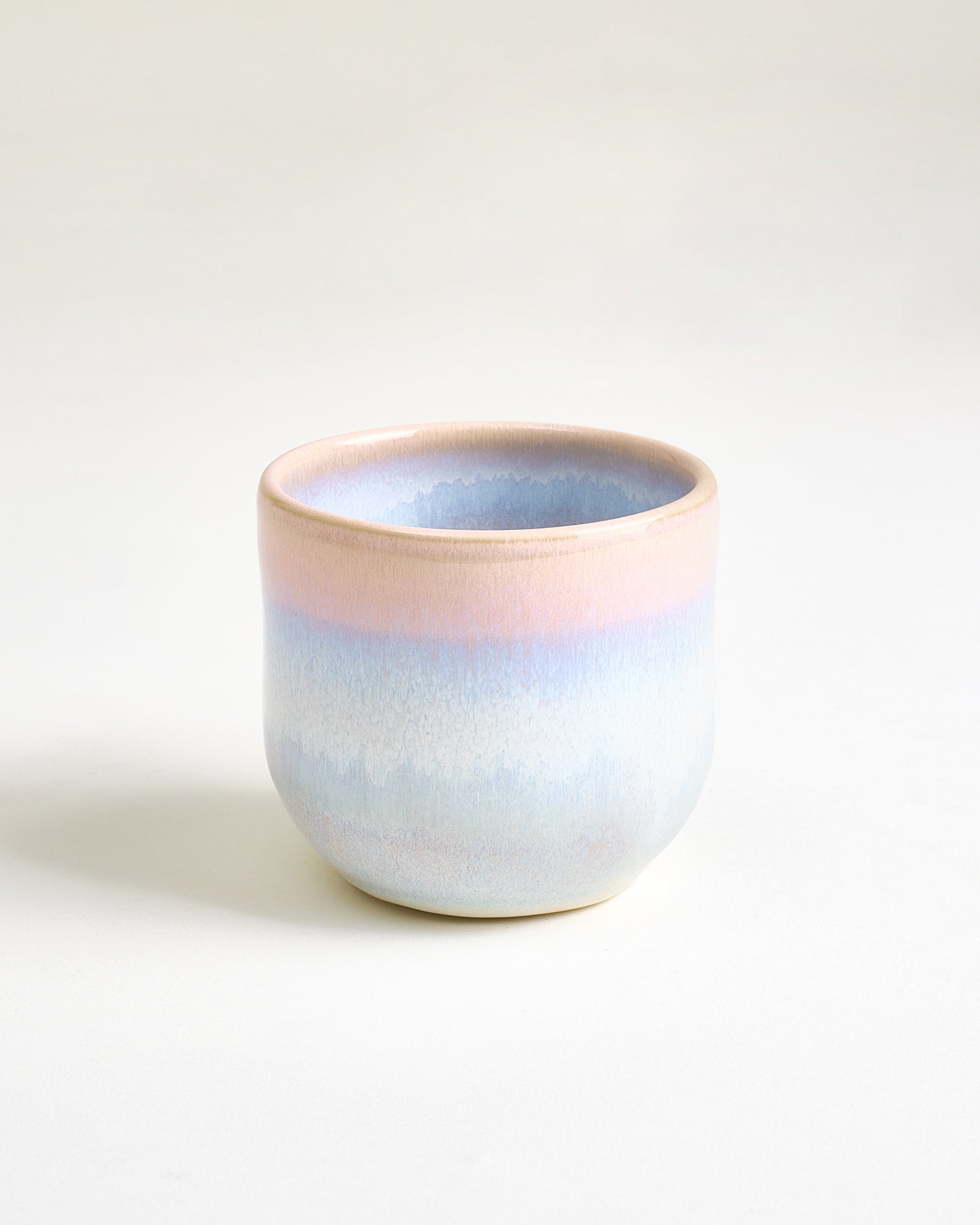 Nola Becher groß rosé blau