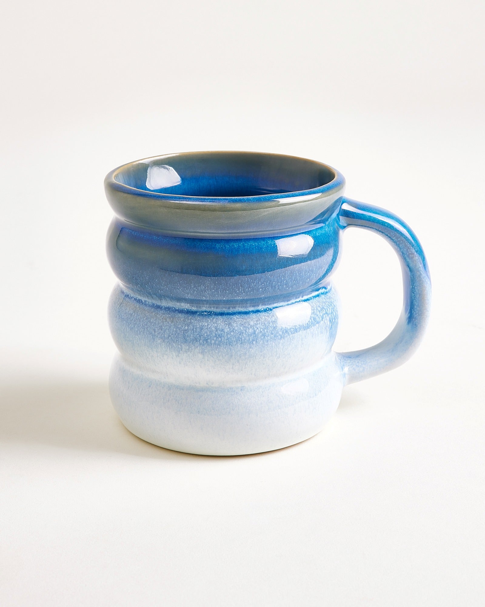 Ombra Tasse groß bubble dunkelblau hellblau