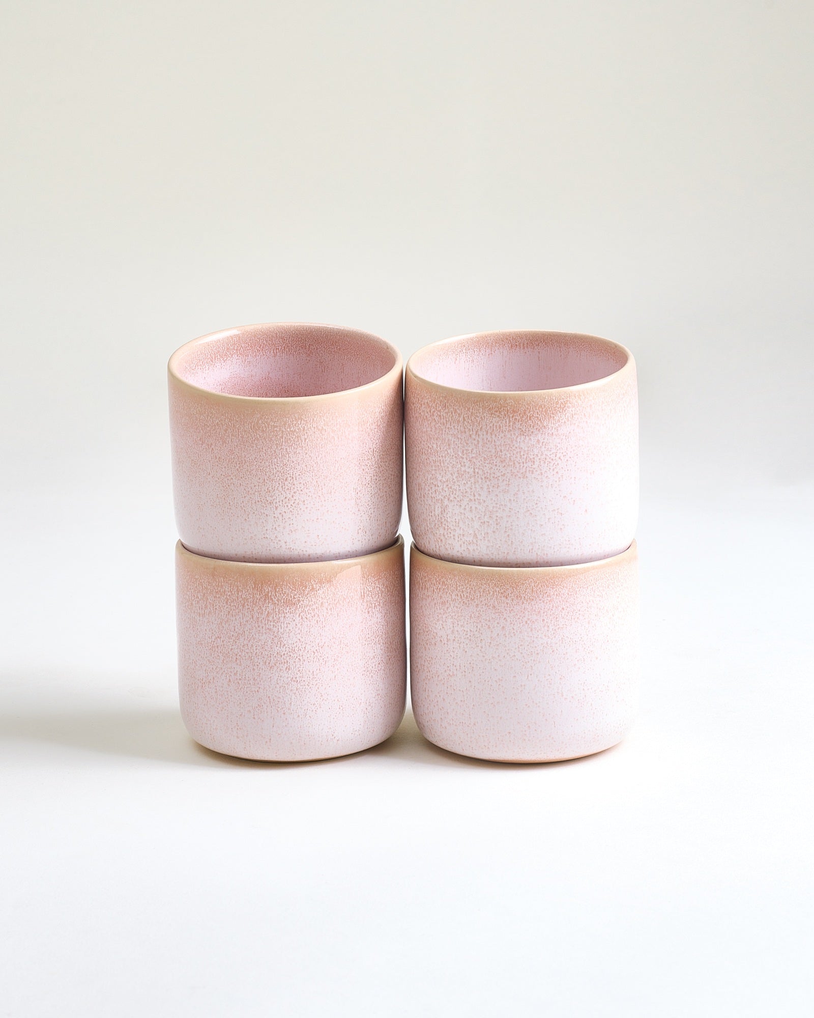 Orla Becher klein modern rosé 4er-Set