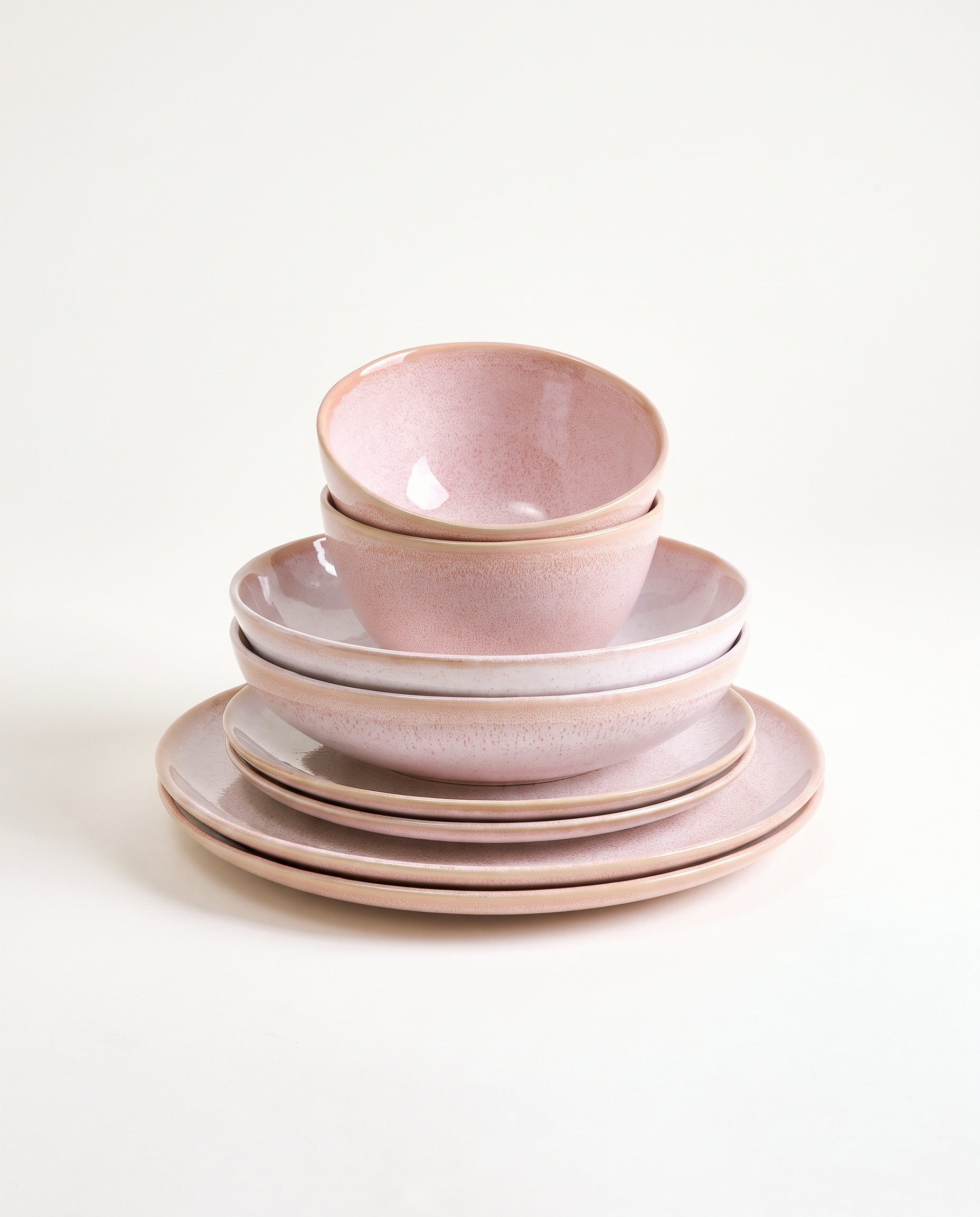 Orla Geschirr-Set classic rosé 8-teilig