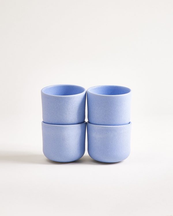 Sereno Becher klein hellblau 4er-Set