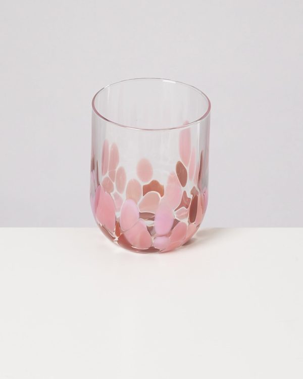 Alegria Glas groß bernstein rosa
