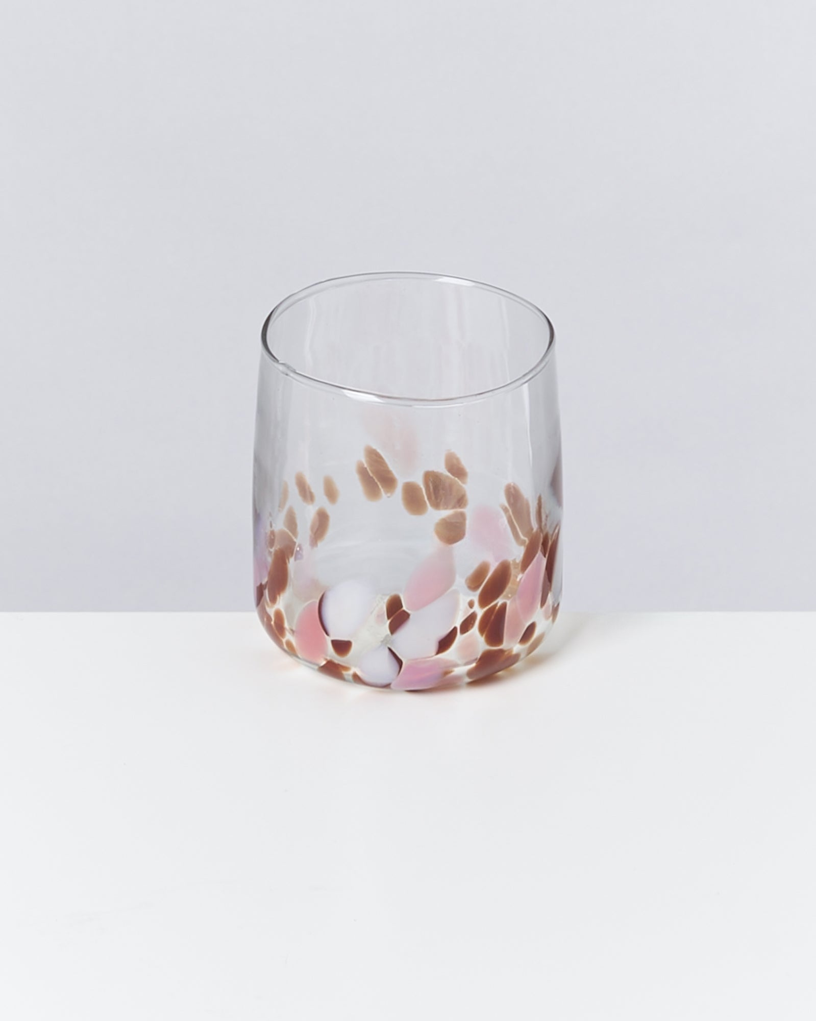 Alegria Glas klein bernstein rosa