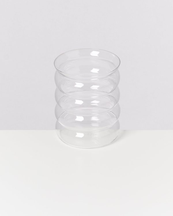 Joia Glas groß bubble transparent