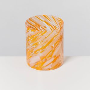 Joia Glas groß drops orange