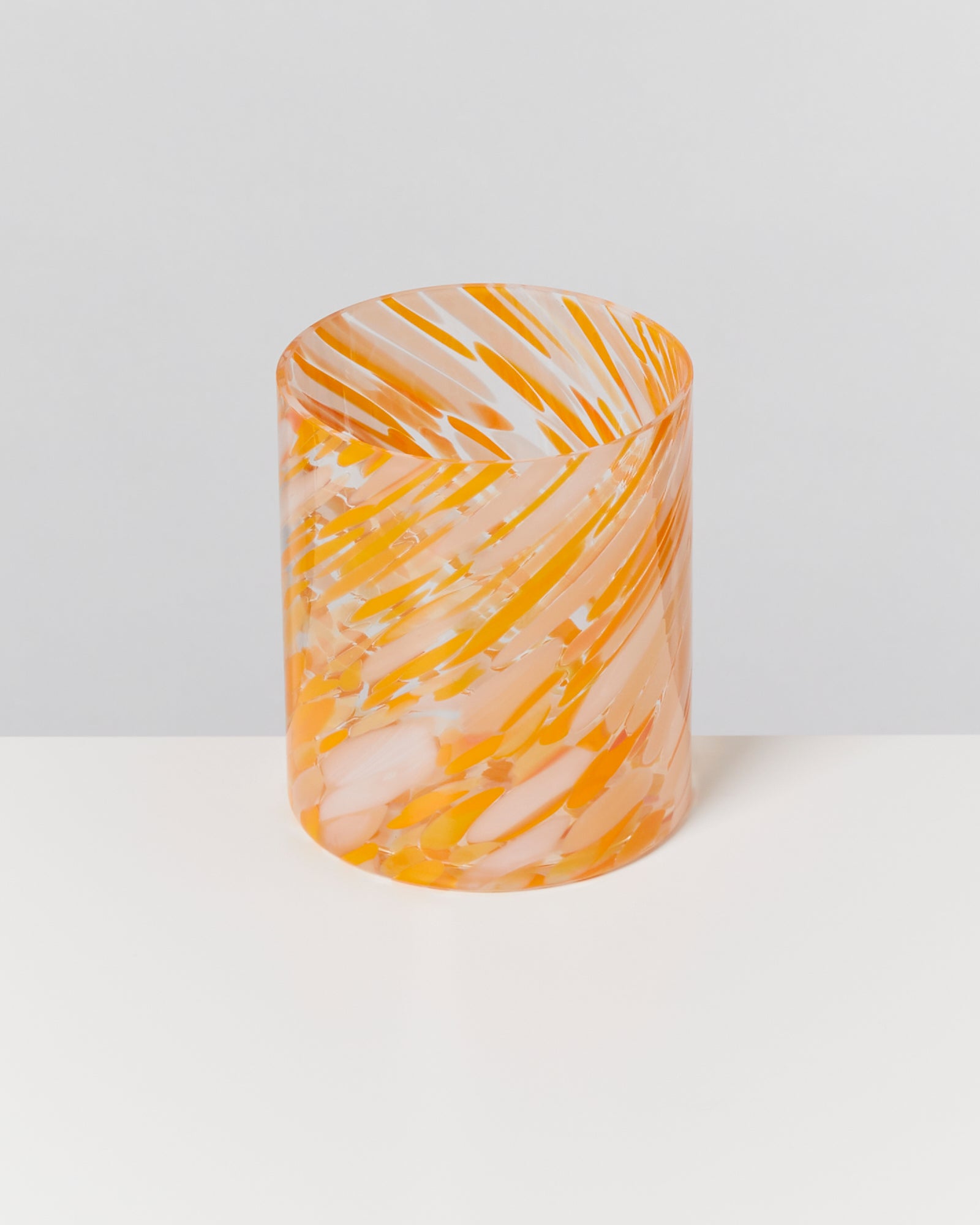 Joia Glas groß drops orange