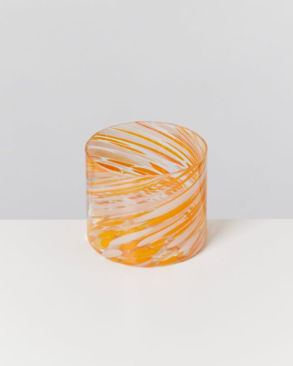 Joia Glas klein drops orange