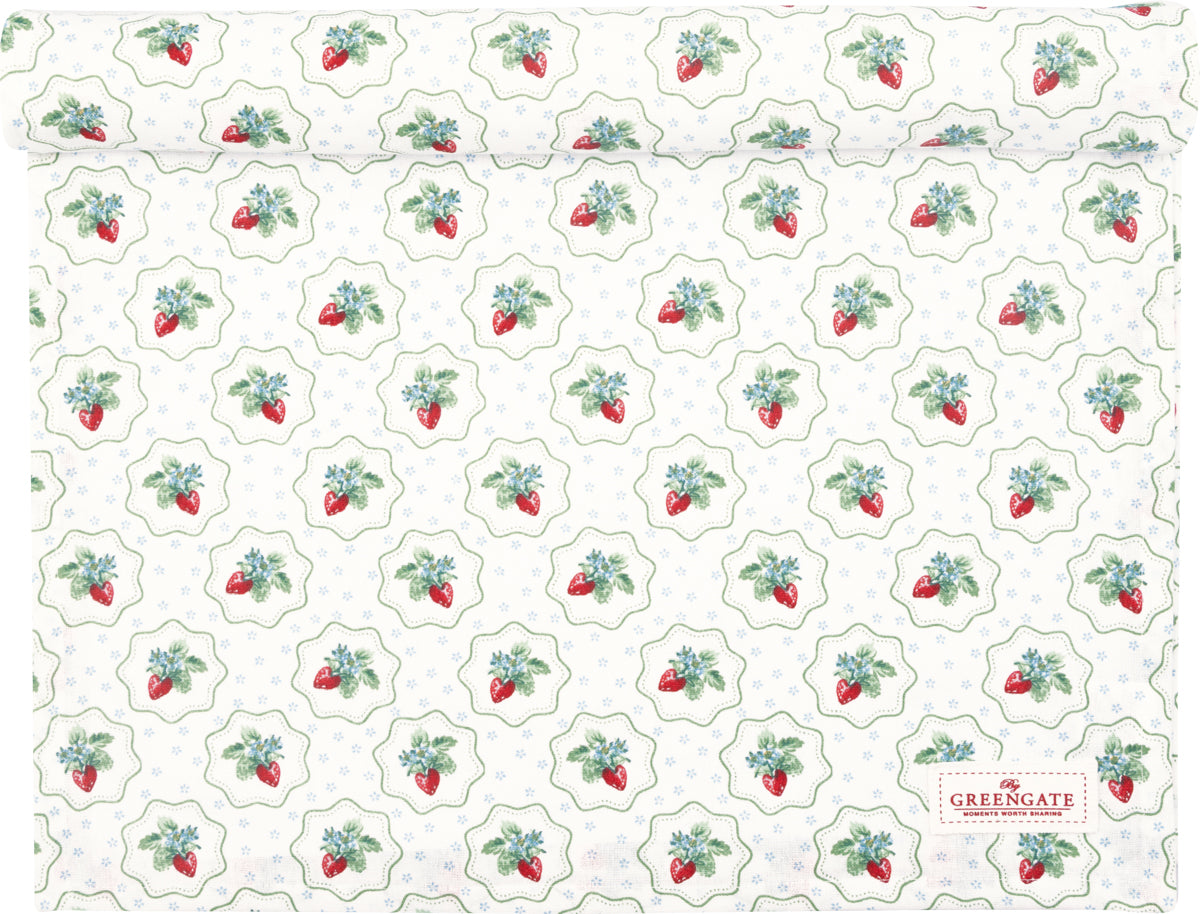 GreenGate - Berry petit Tischläufer white
