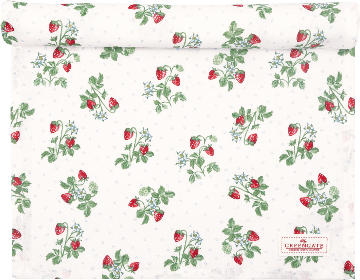 GreenGate - Berry Tischläufer white