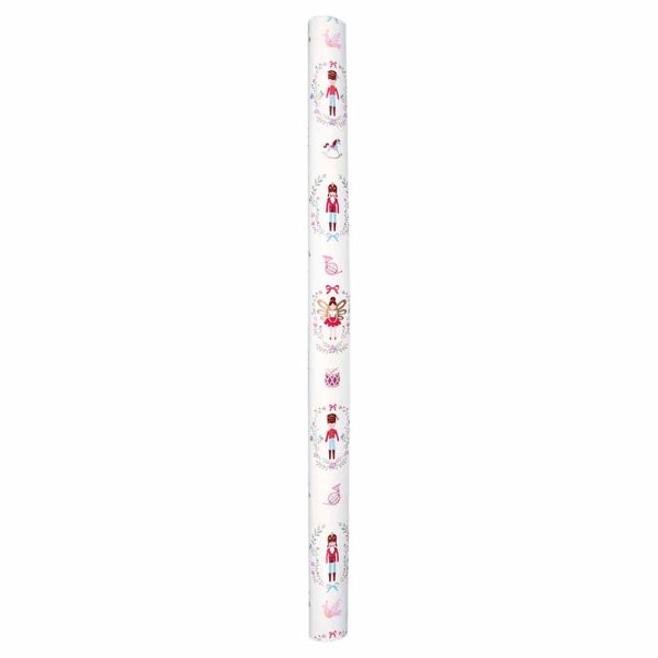 GreenGate - Cindarella Geschenkpapier white 6 Meter