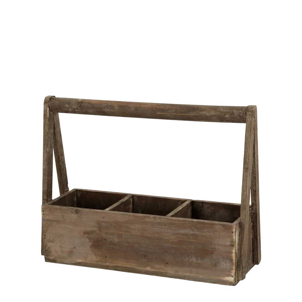 Chic Antique - Kasten mit Handgriff und 3 Fächern