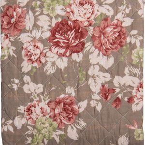 Clayre & Eef - Quilt Flower braun