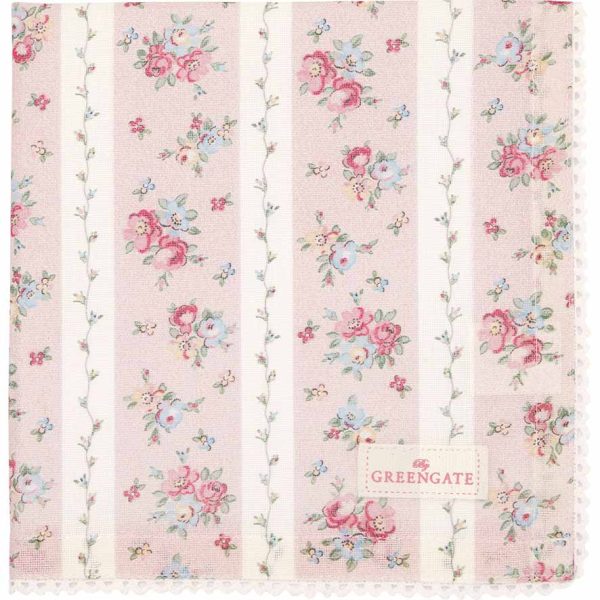 GreenGate - Ava Stoffserviette mit Spitze white