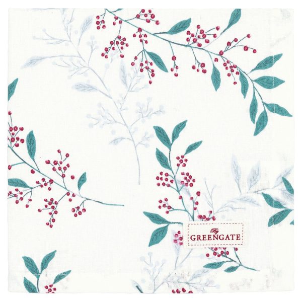 GreenGate - Julani Stoffserviette White