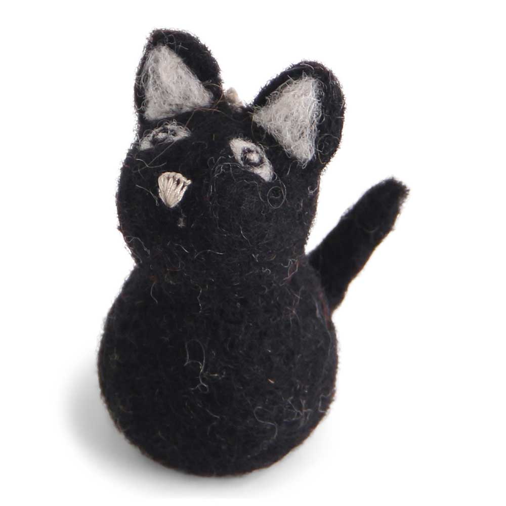 Gry & Sif - Schwarze Katze Filz