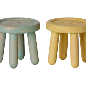 Maileg - Hocker-Set, Maus - Mint/Hellgelb