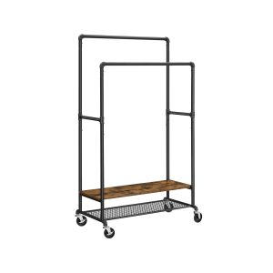 Kleiderständer mit 2 Kleiderstangen