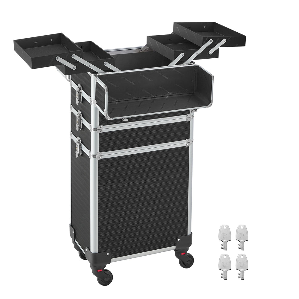 4-in-1 Schminkkoffer abschließbar